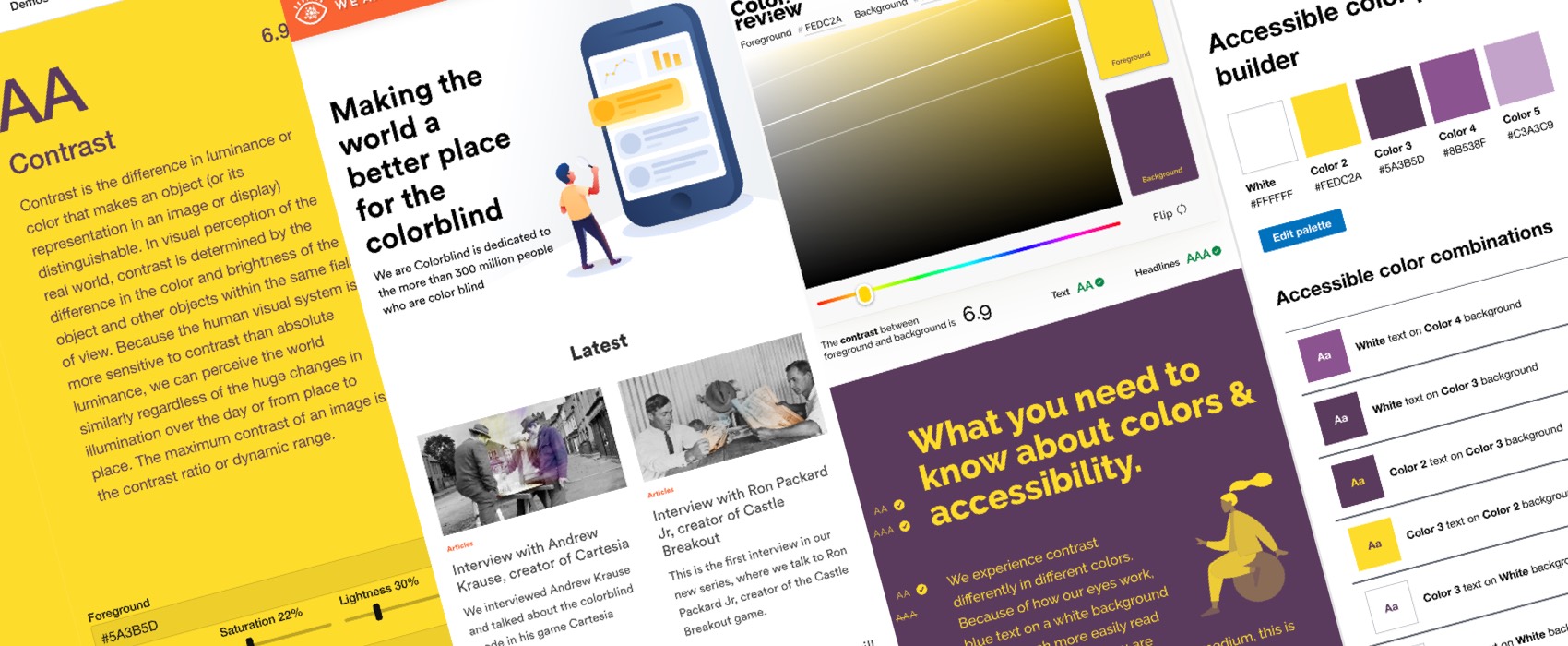 Accessibilité et couleurs