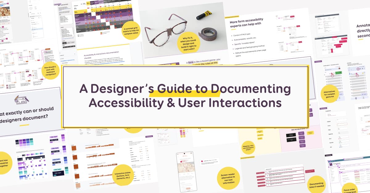 Guide pour documenter l'accessibilité